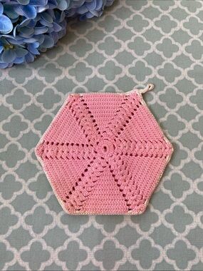 Vintage Crochet/Knit Hot Pad